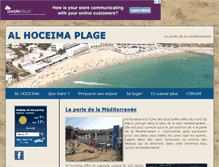 Tablet Screenshot of alhoceima-plage.com